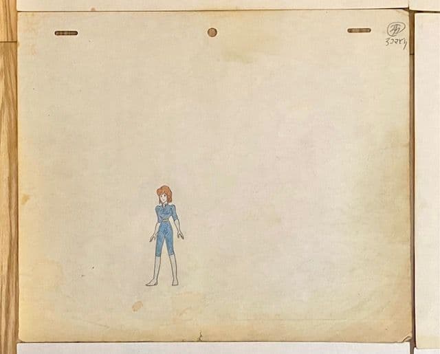 Nausicaä のナウシカのキャラクターが描かれたアニメ制作素材です
