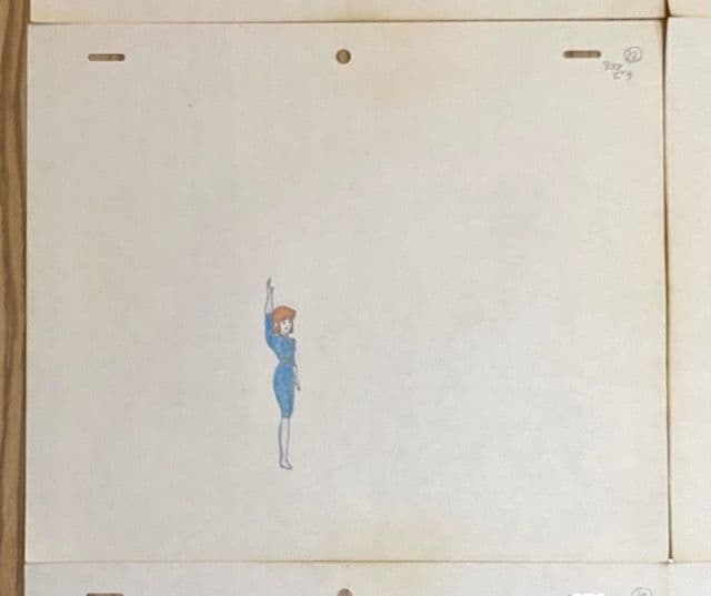 Nausicaä のナウシカのキャラクターが描かれたアニメ制作素材です