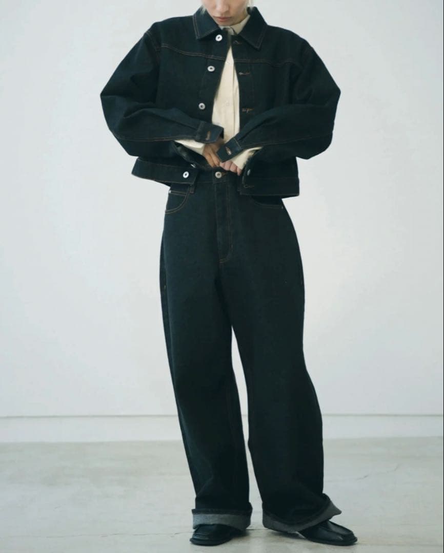 パンツ W Loop Straight Denim