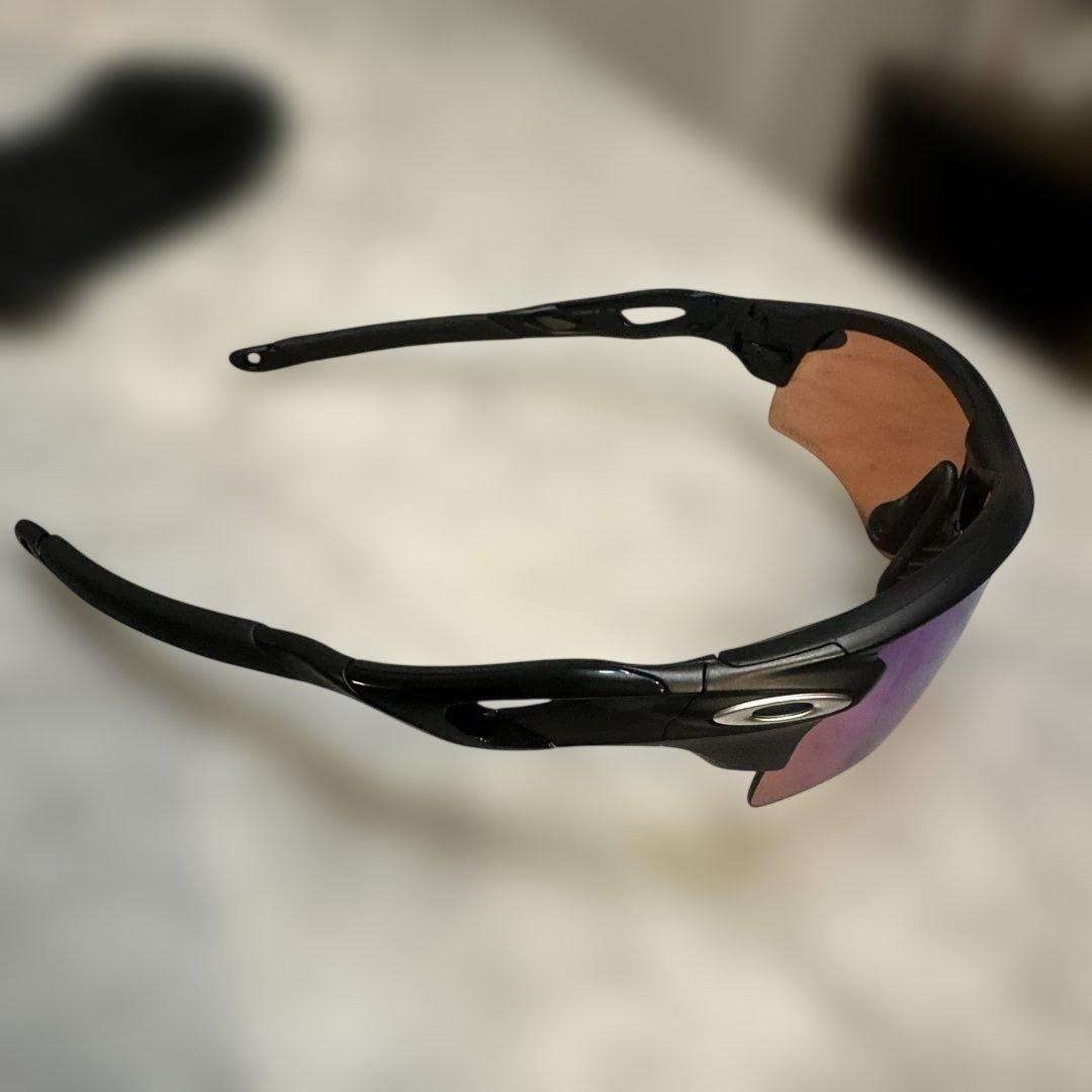 Oakley スポーツサングラス ブルーオレンジ