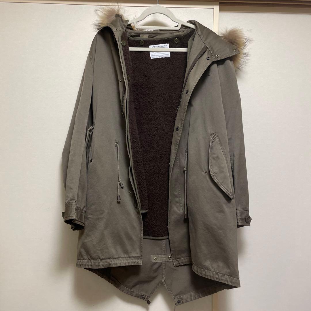 URBAN RESEARCH メンズモッズコート　アーバンリサーチ