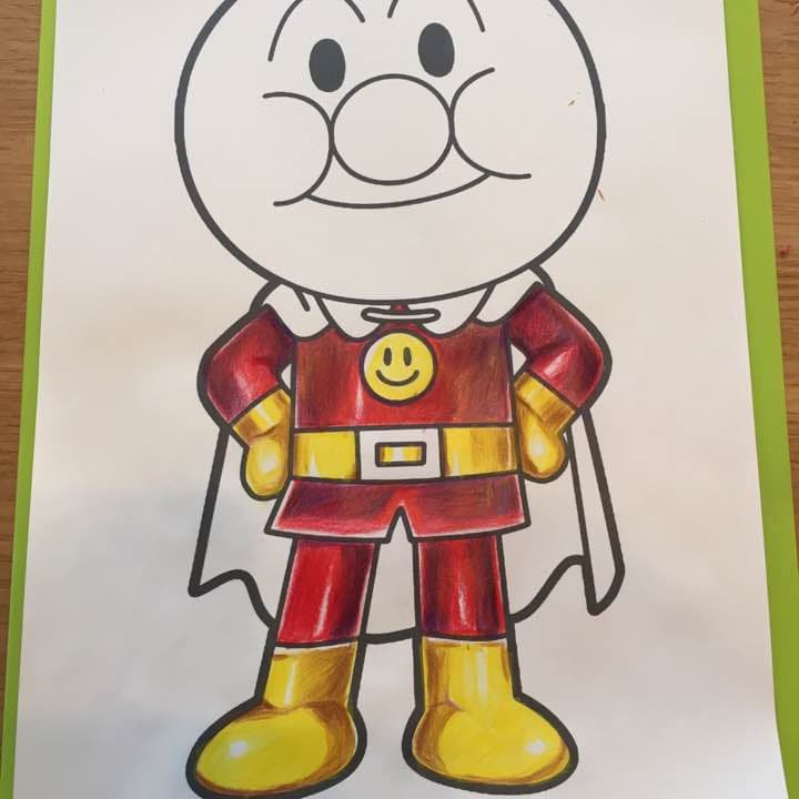 アンパンマン 塗り絵