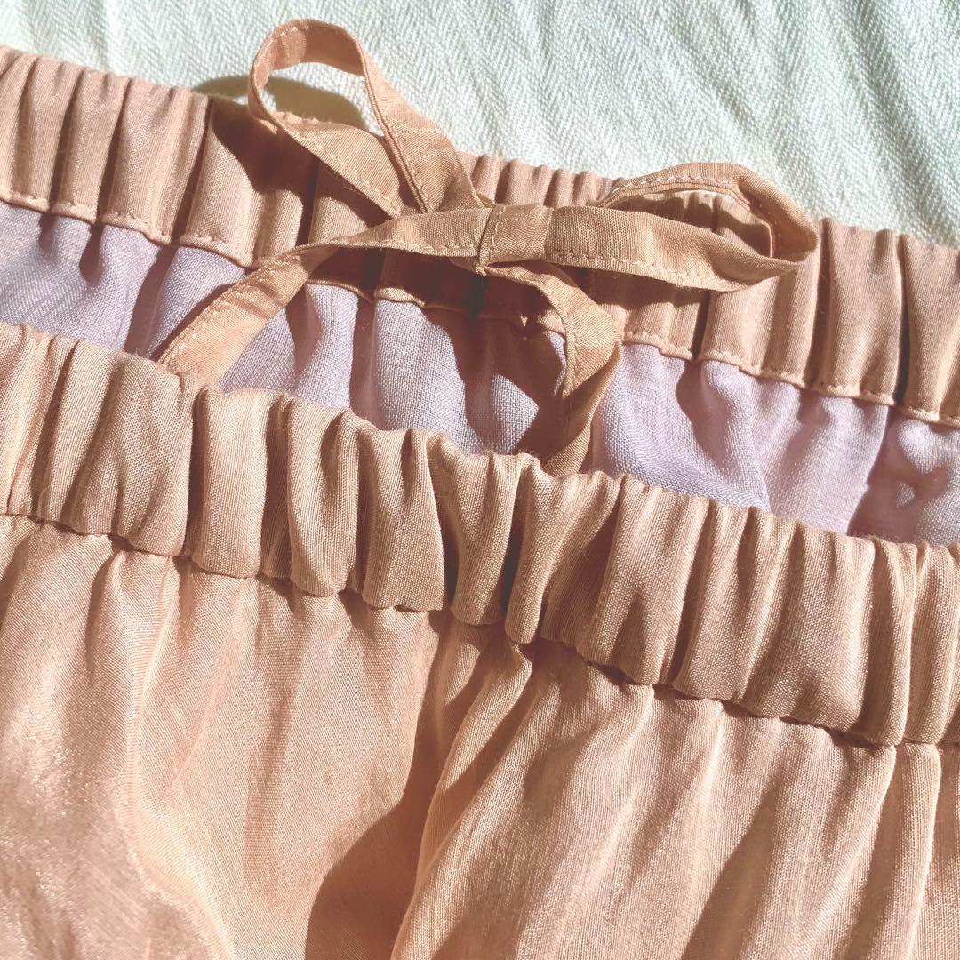 ウィムガゼット定価31900円　♡ スカート シルクローンスカート　ピンク