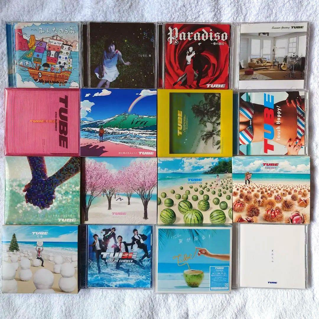 TUBE CDシングルセット+前田亘輝CDシングルセット+おまけ