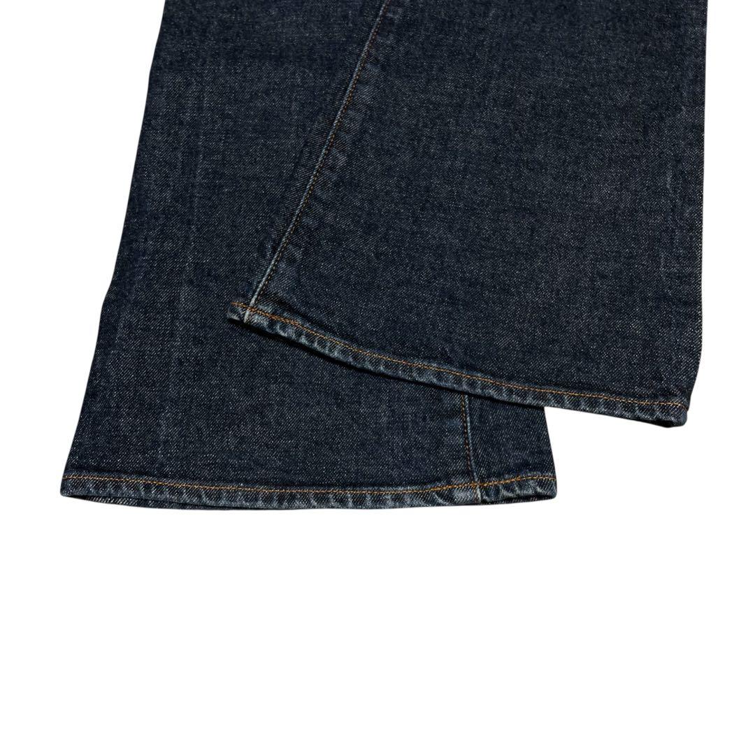 極美品✨MOUSSY MVS FLARE フレアデニム 濃紺 洗える 赤耳 26