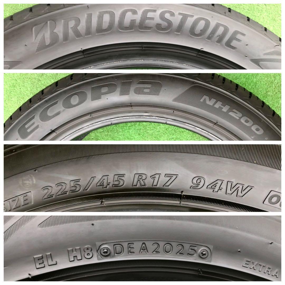 225/45 R17BRIDGESTONE Ecopiaラジアルタイヤ2025年