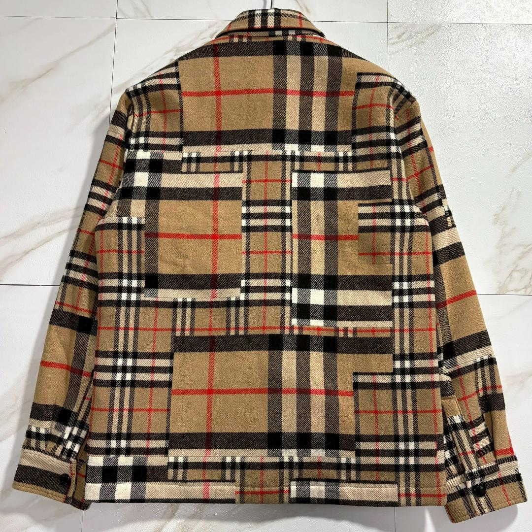 【美品】バーバリー ロンドン ノバチェック パッチワーク ブルゾン ジャケット