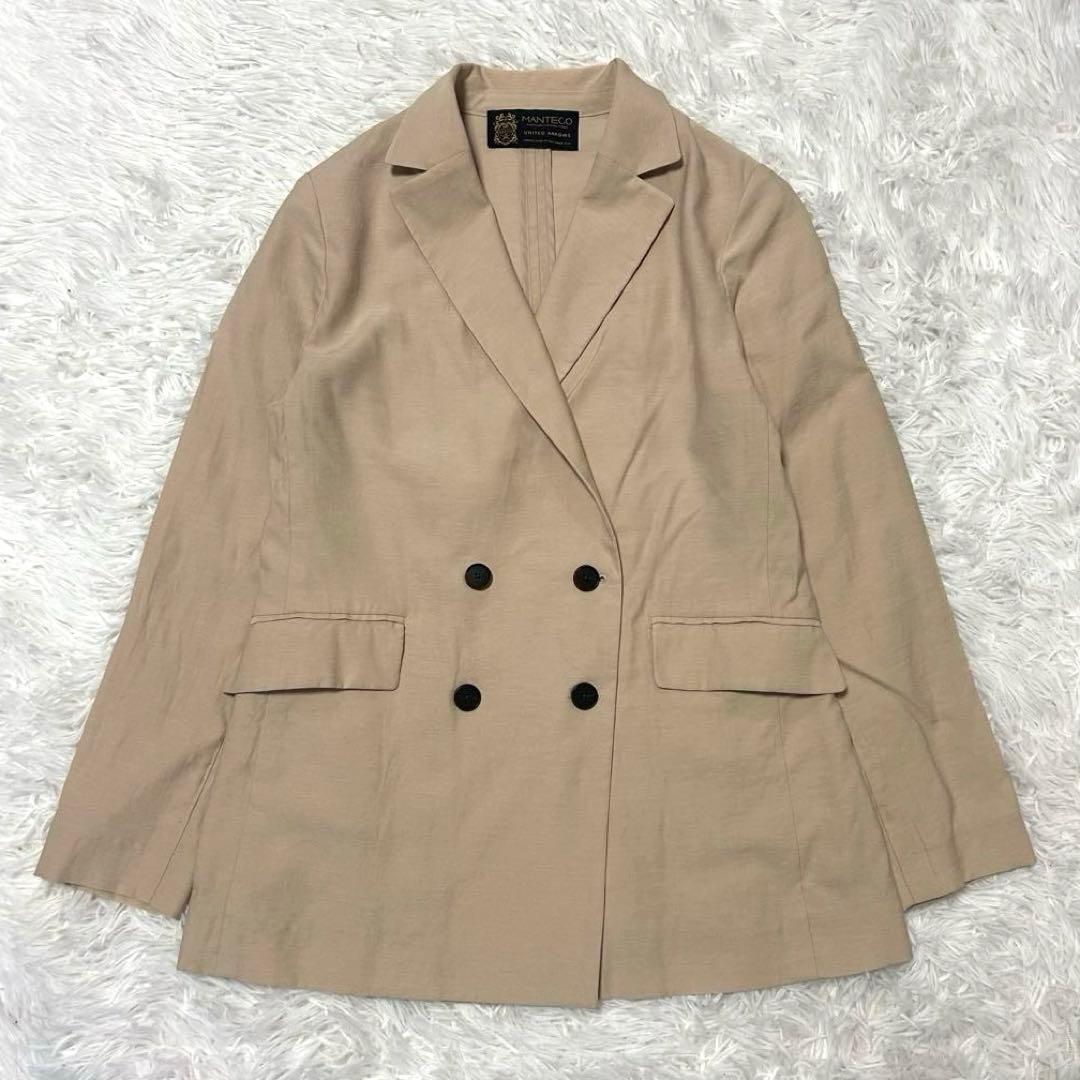 【MANTECO】ユナイテッドアローズ別注 ダブルブレストジャケット 春夏 36