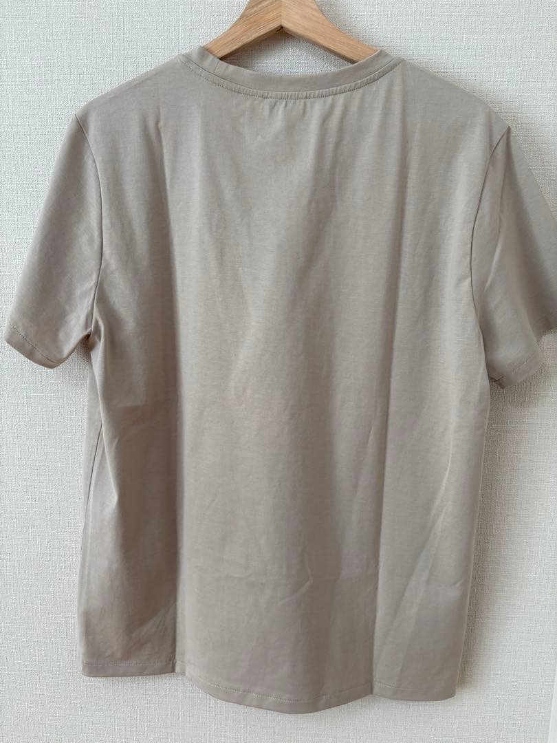 A.P.C. 刺繍入りポケットTシャツ ベージュ M