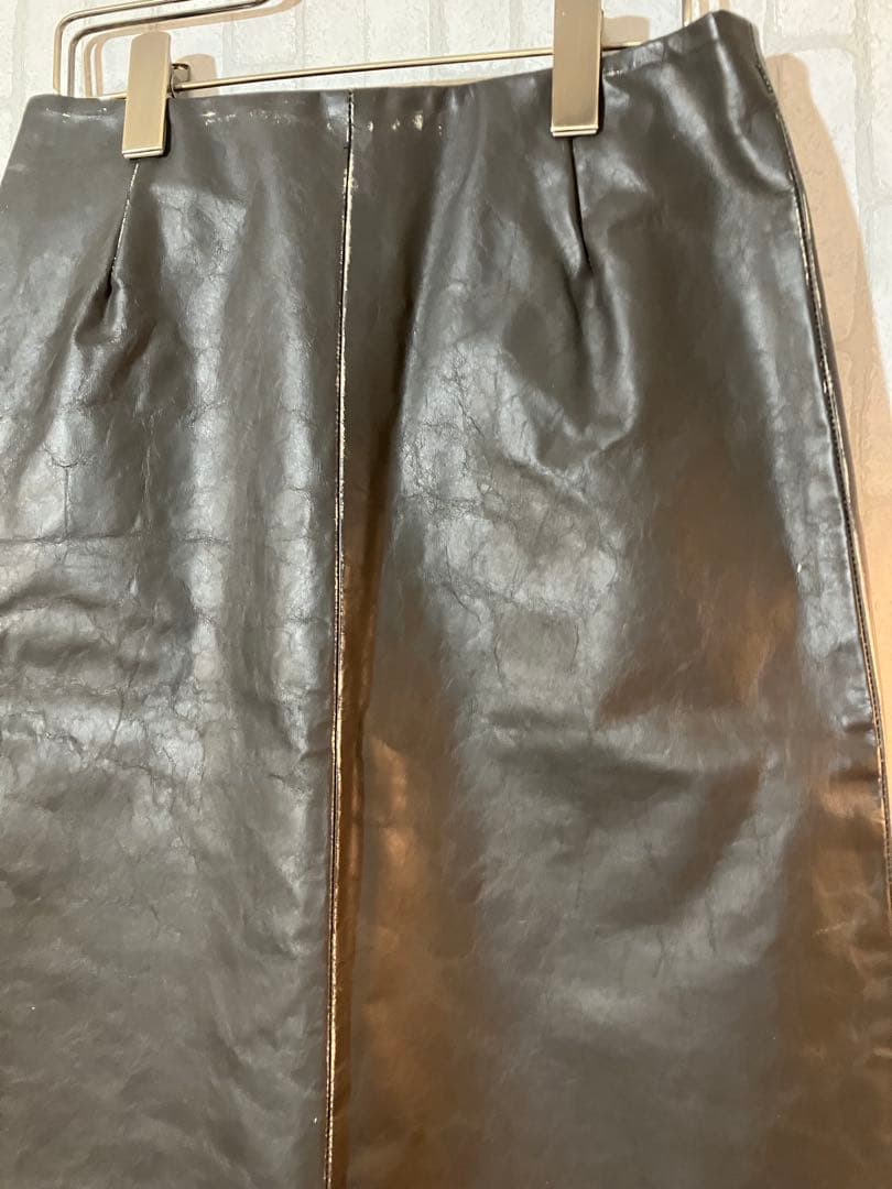 SEEALL/シーオール BIKER SKIRT 38 タグ付 定価9万以上