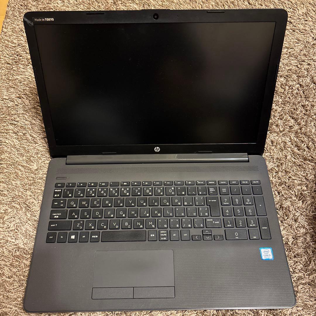 HP 15インチノートパソコン　i5 8G ジャンク