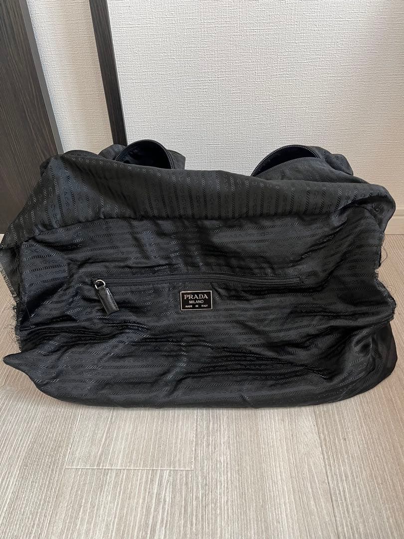 PRADA ブラック ボストンバッグ 保存袋付き