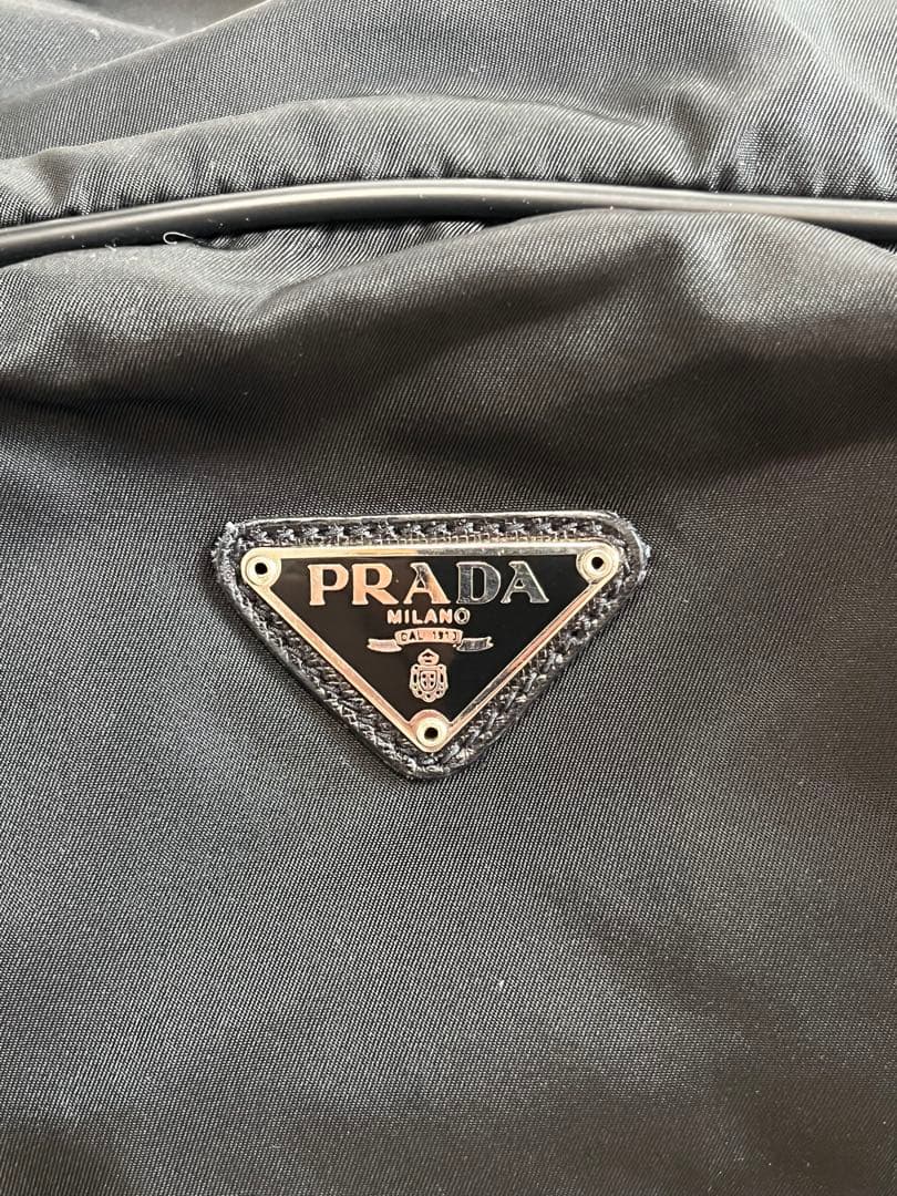 PRADA ブラック ボストンバッグ 保存袋付き