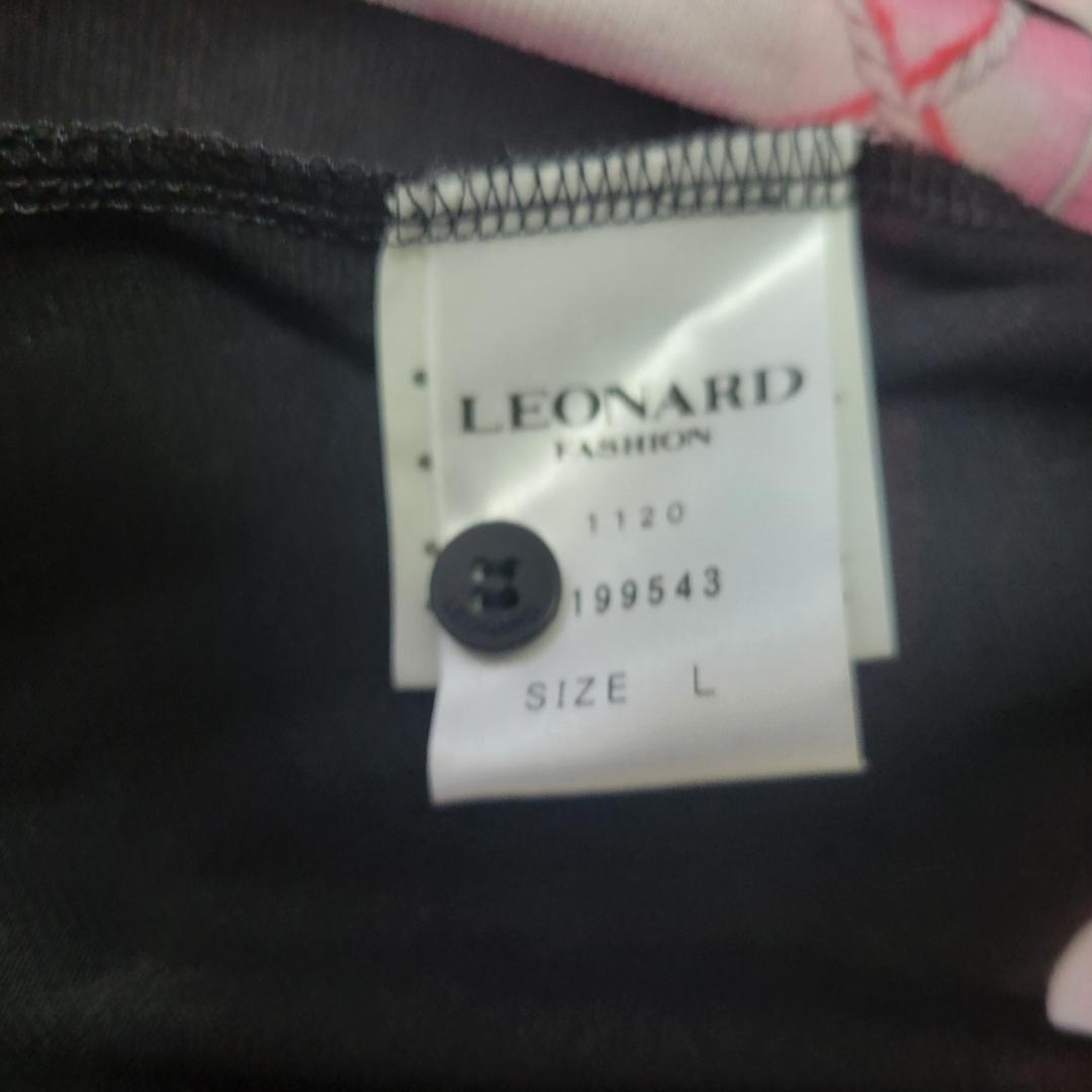 LEONARD FASHION レオナール ファッション シアー カーディガン