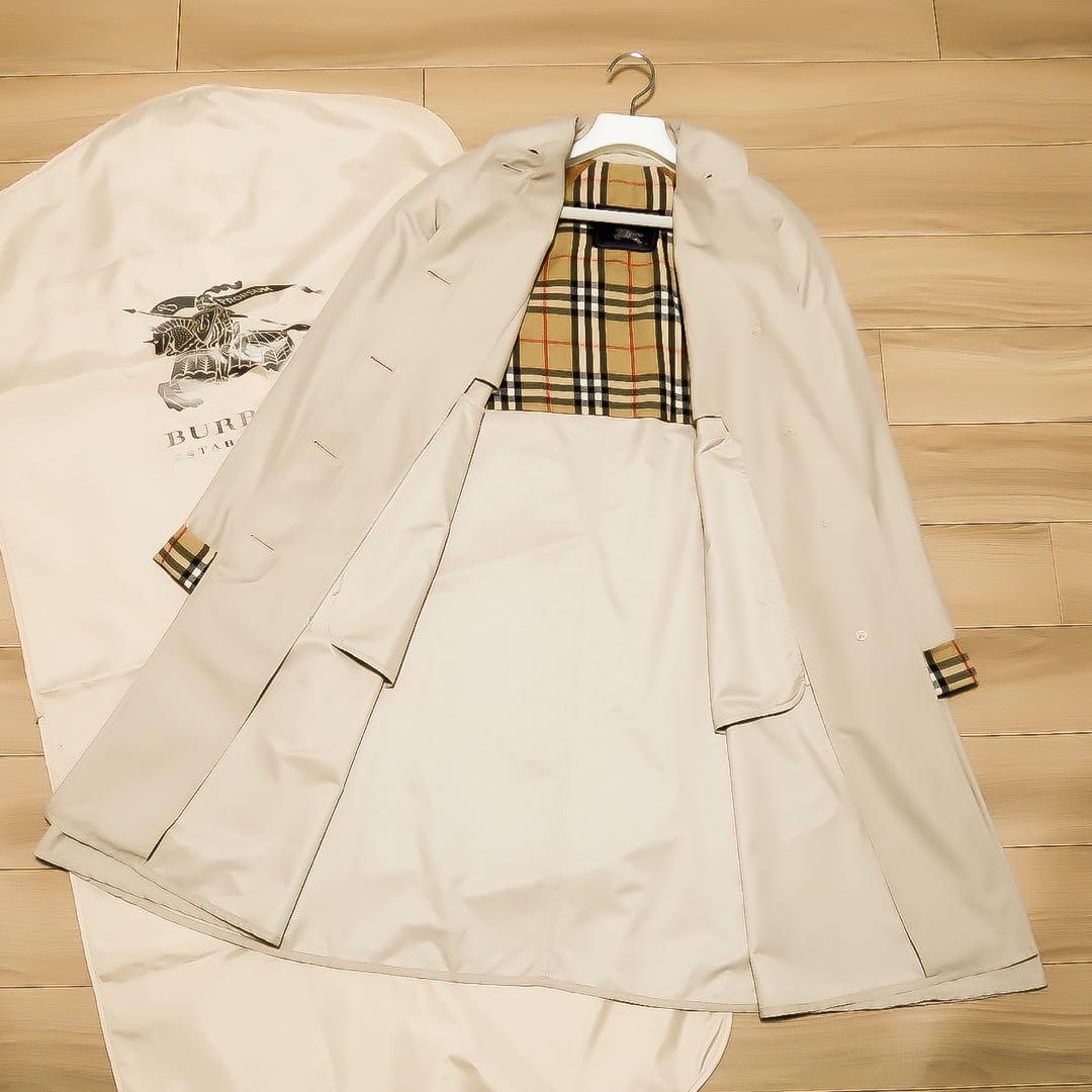 極貴重 英国製 BURBERRY バーバリー Aライン ステンカラーコート