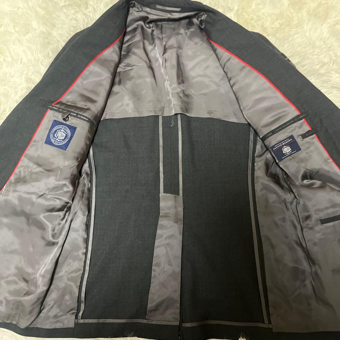 【極美品】J.PRESS セットアップ スーツ グレー 40R AB7 XL相当