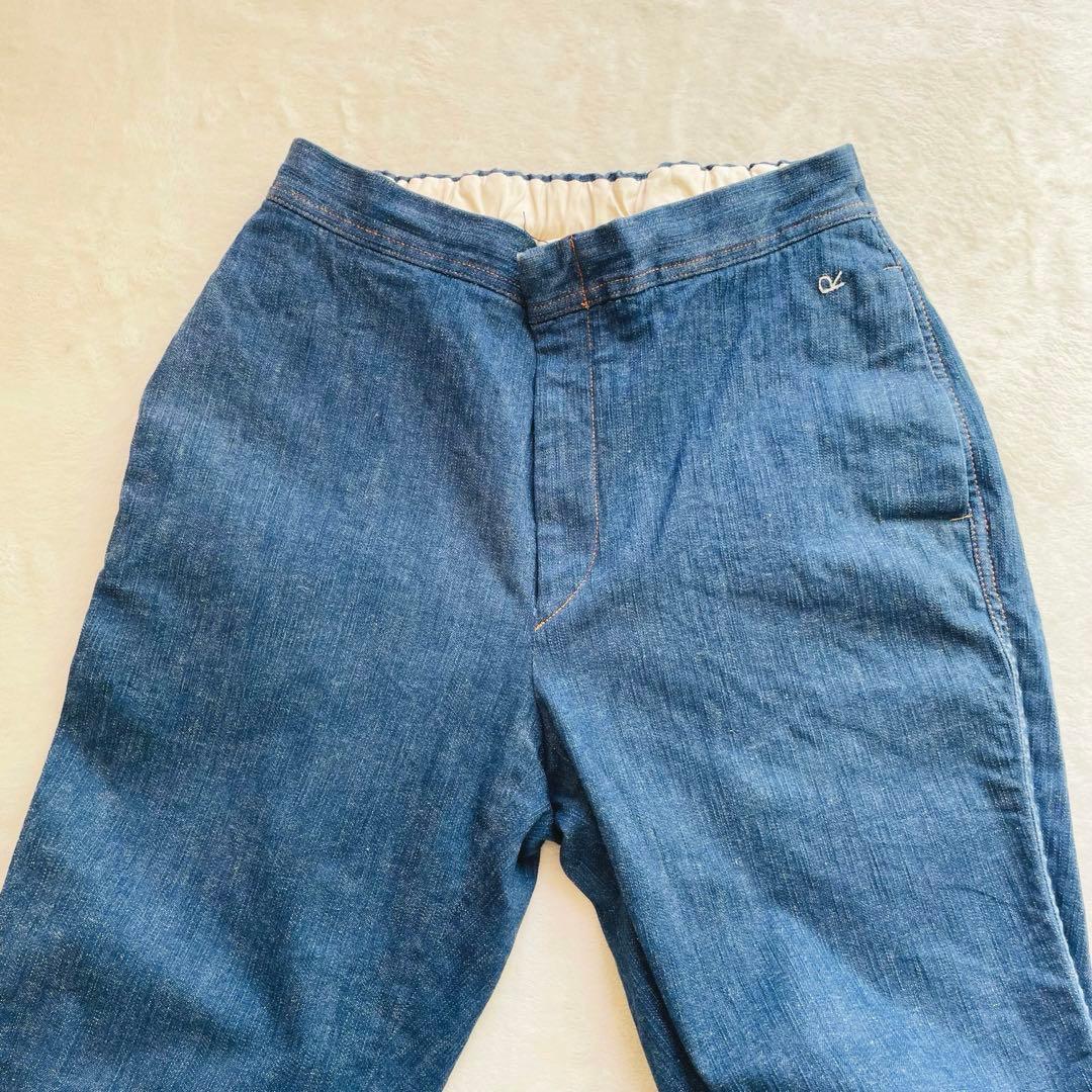45R 45rpm コットンリネン デニムパンツ ジーンズ 日本製 サイズ3