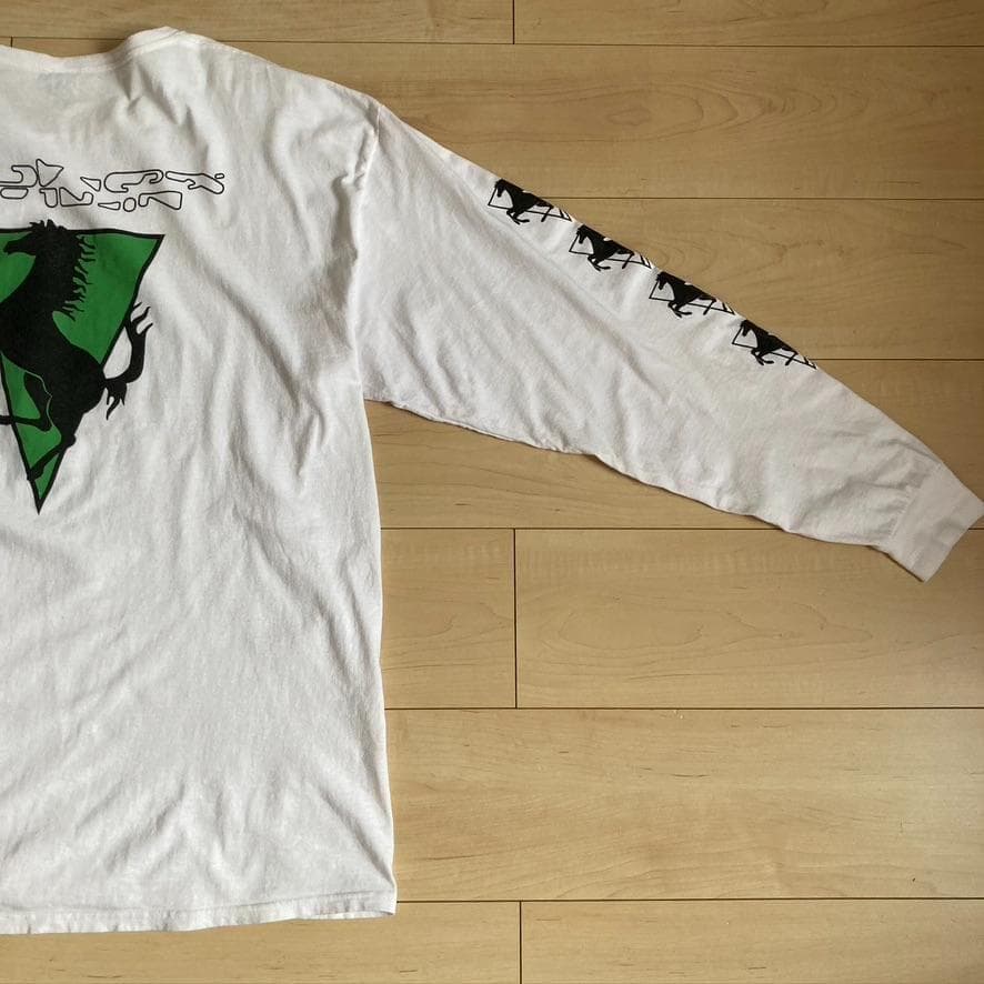 00s 袖プリ エイフェックスツイン R&Sレーベル ビンテージ Tシャツ長袖