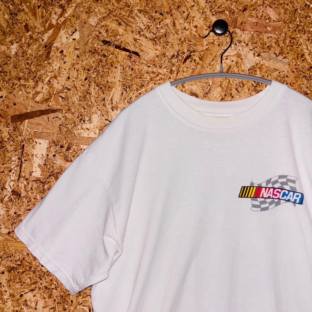 US古着 NASCAR プリント モーターカルチャーTシャツ　古着