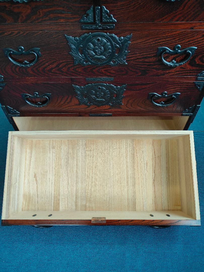 美品 岩谷堂箪笥 整理箪笥 4段 和箪笥 チェスト