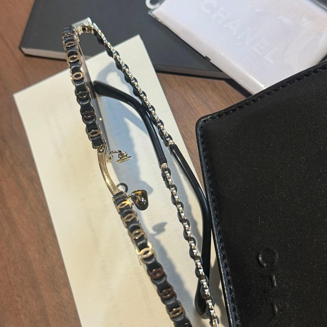 CHANEL ラウンドサングラス ブラック 完売品 丸形