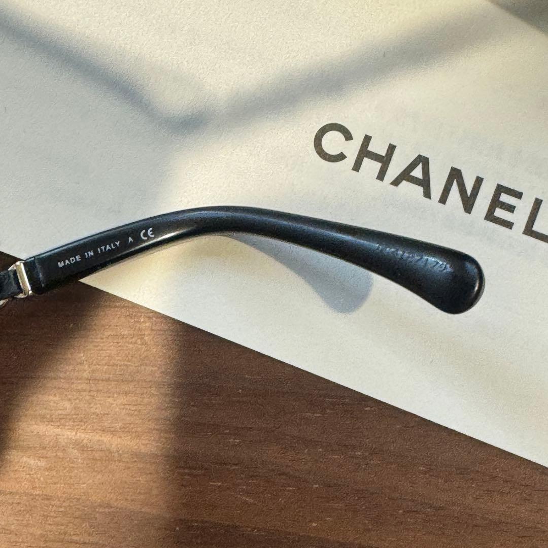 CHANEL ラウンドサングラス ブラック 完売品 丸形