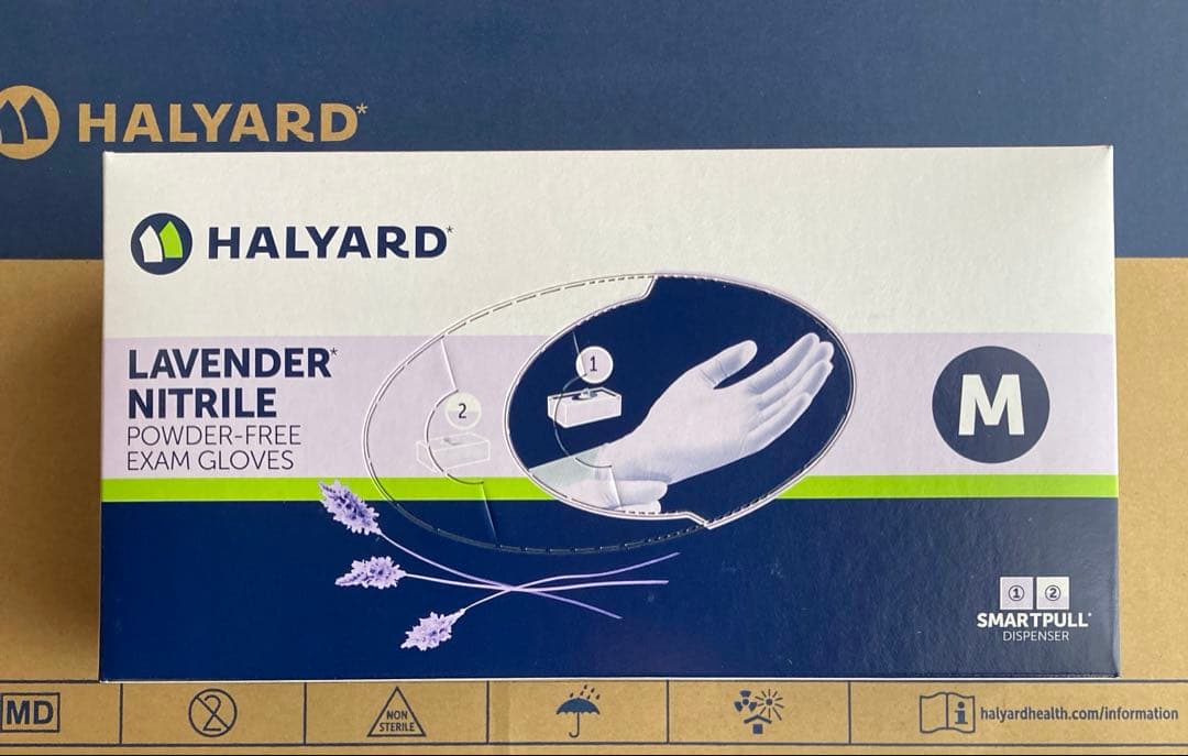 HALYARD ニトリル手袋 M 250枚入 3箱