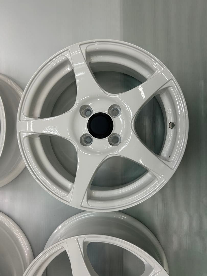 最終値下げ！A①アルミ15×6J 4穴PCD100 ＋43 ワークス カスタム