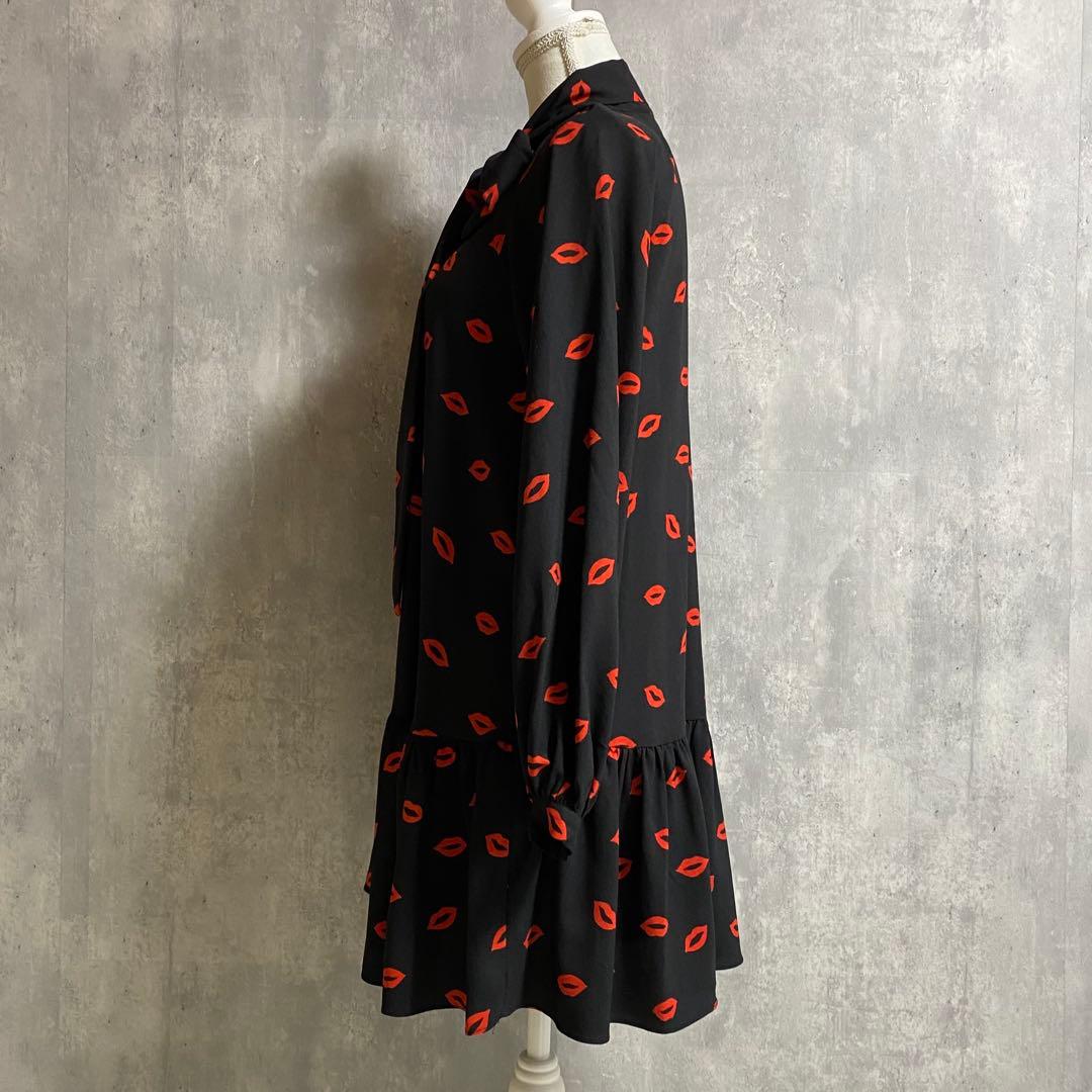 kate spade NEW YORK キス タイネック シフト ドレス XS