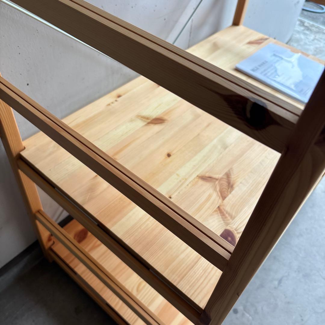 美品★無印 パイン材ユニットシェルフ・ワードローブ