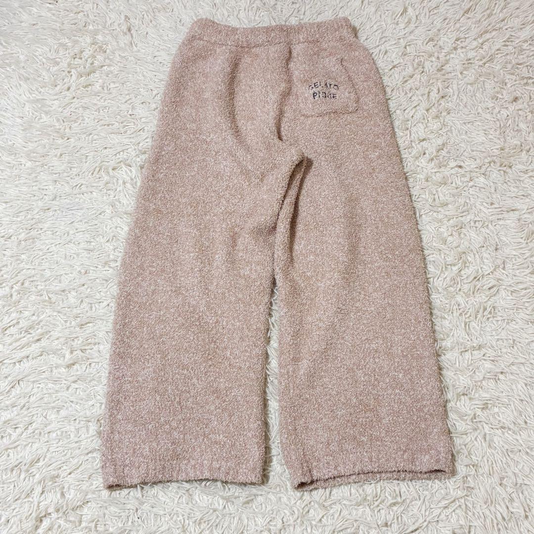 【美品】ジェラピケベアルームウェアgelato pique ベージュ上下セット