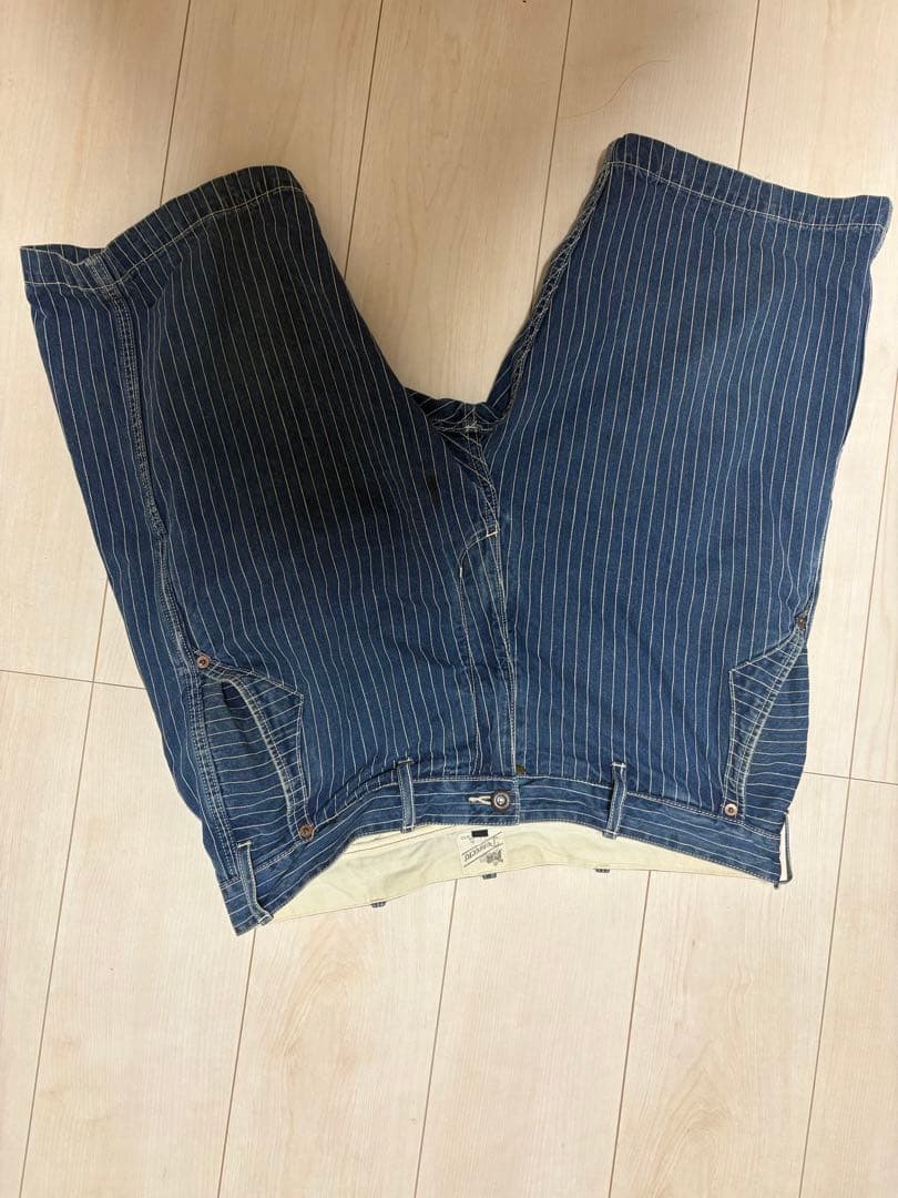 Schott ストライプ デニム ハーフパンツ　セット