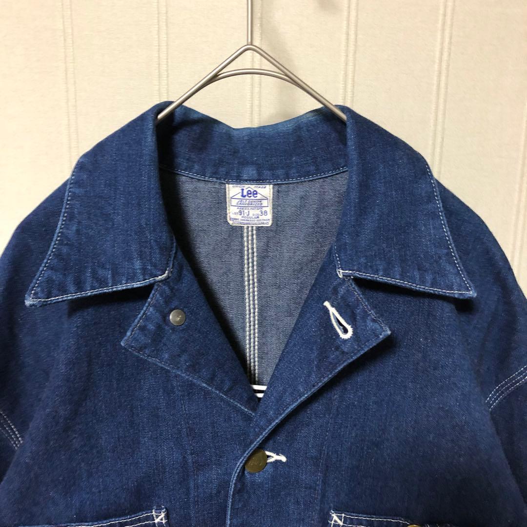 Lee 91-J ハウスタグ ユニオンメイド　復刻 カバーオール 濃紺 2412