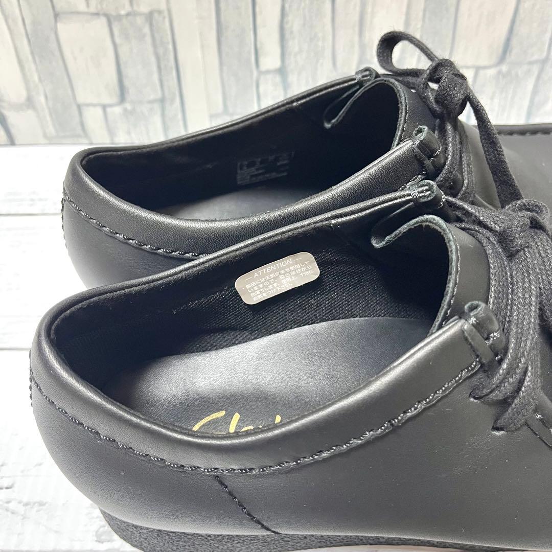 【使用１回】 Clarks ワラビー レザー ウォータープルーフ 25.5