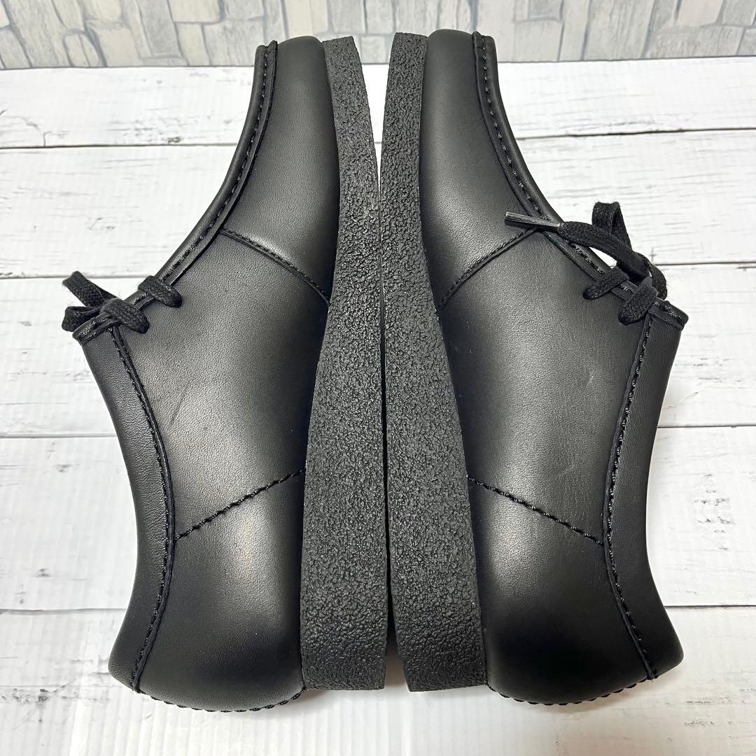 【使用１回】 Clarks ワラビー レザー ウォータープルーフ 25.5