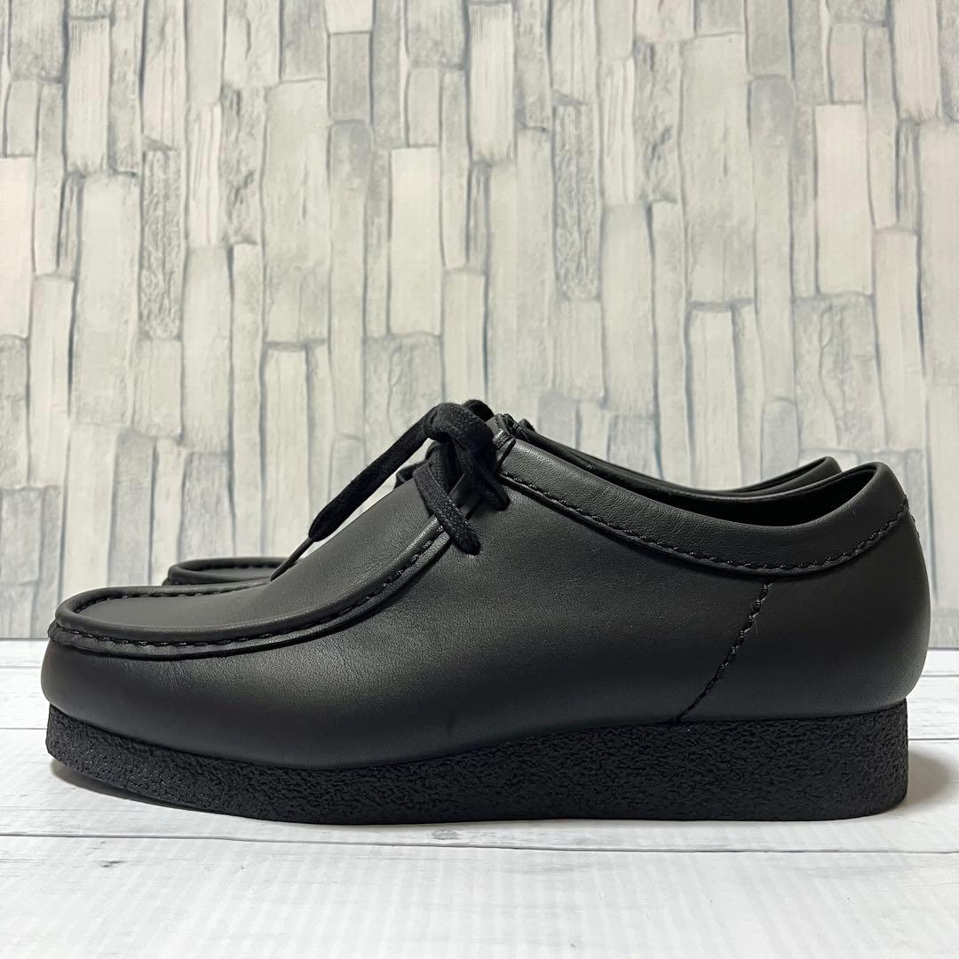 【使用１回】 Clarks ワラビー レザー ウォータープルーフ 25.5