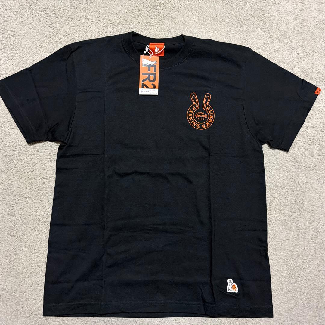 FR2 ホースシュー　tee tシャツ オレンジ　黒　ブラック