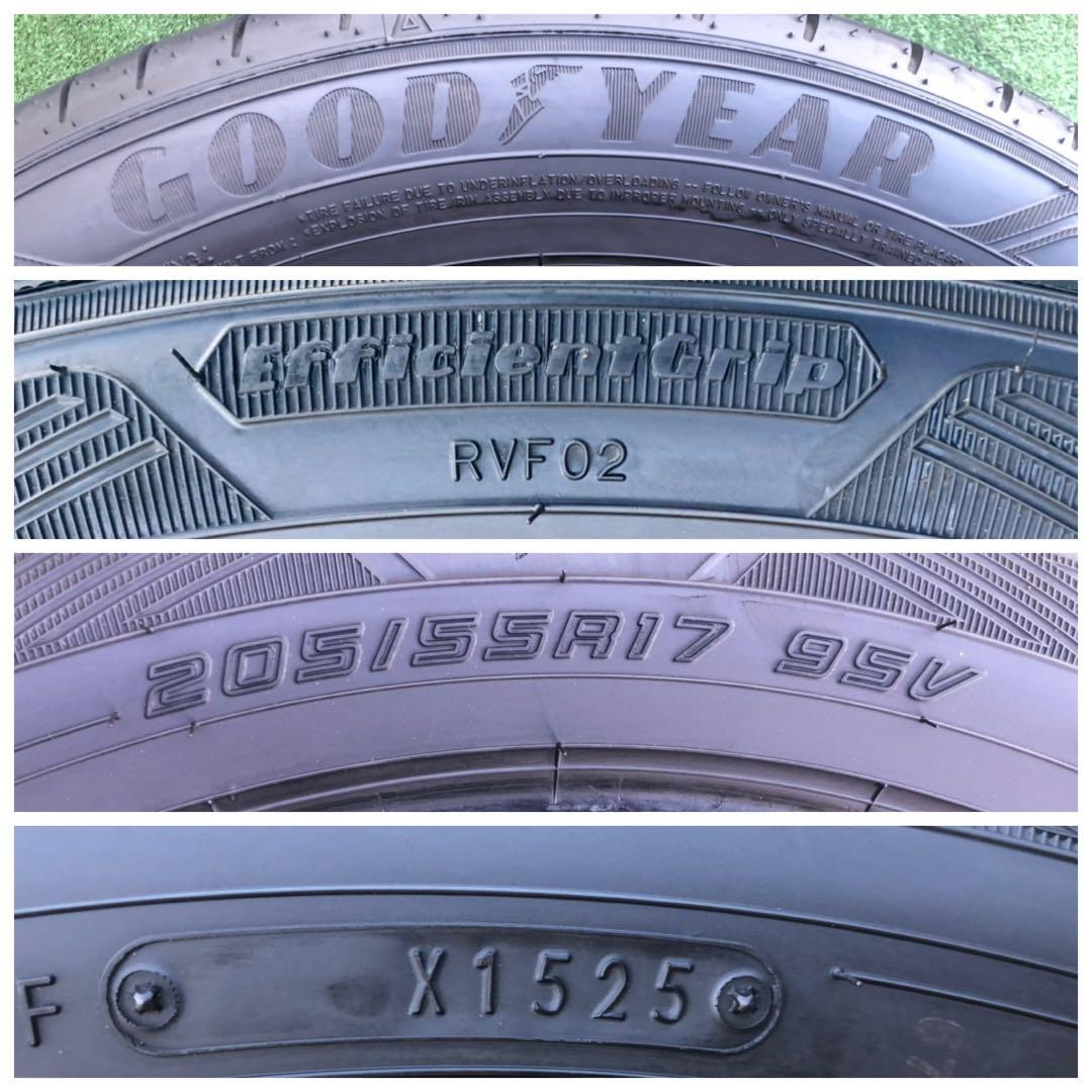 205/55 R17 GOODYEAR RVF02ラジアルタイヤ2025年