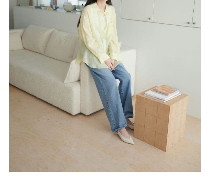 品よく、こなれる新定番のストレートデニム / M　ブルー