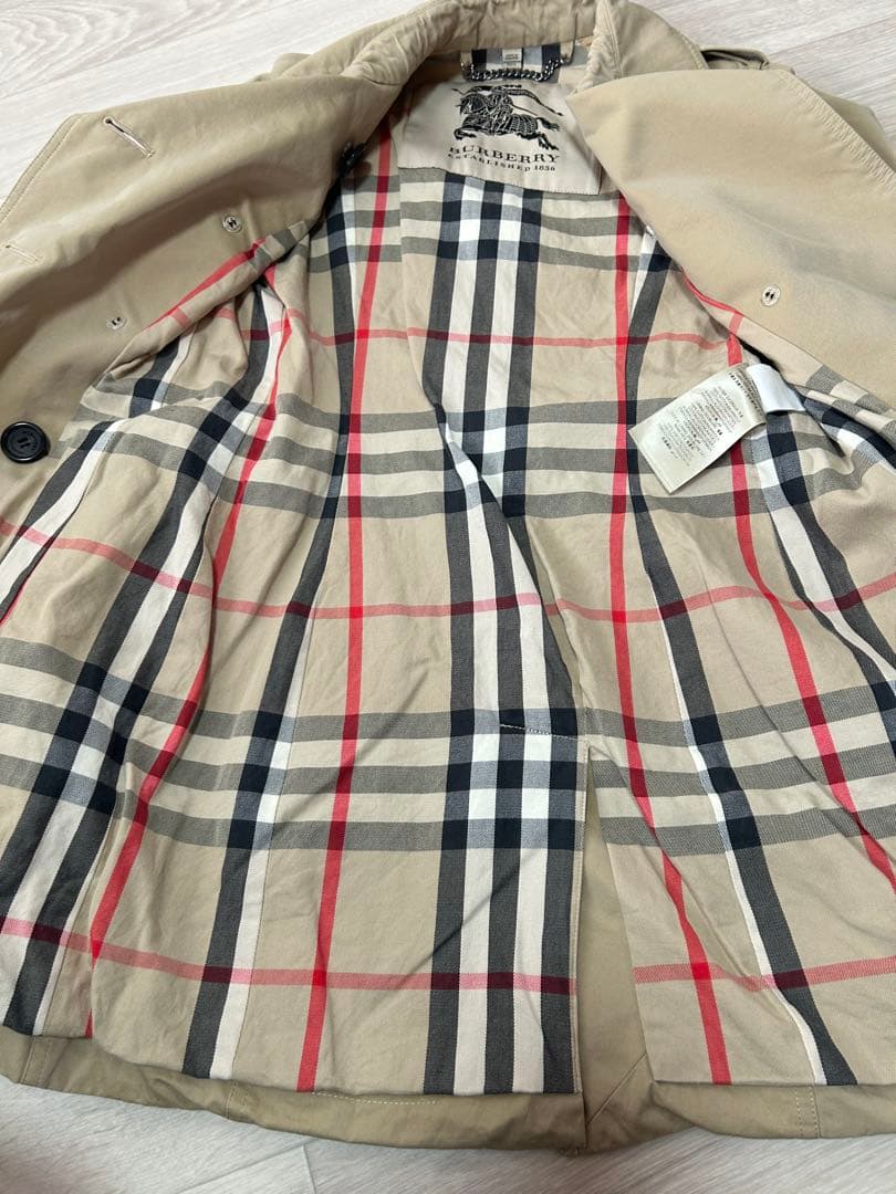 BURBERRY バーバリー ハーフトレンチコート UK4