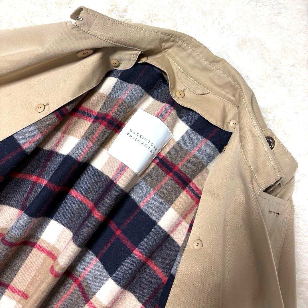 極美品 マッキントッシュ トレンチコート ベージュ 38 ライナー M ゆとり有