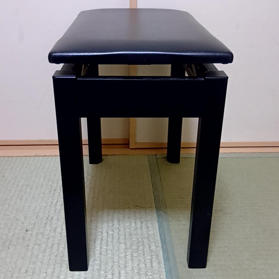 【週末特価】YAMAHA　ヤマハ　ピアノ椅子　高さ調整可能　ブラック　昇降式