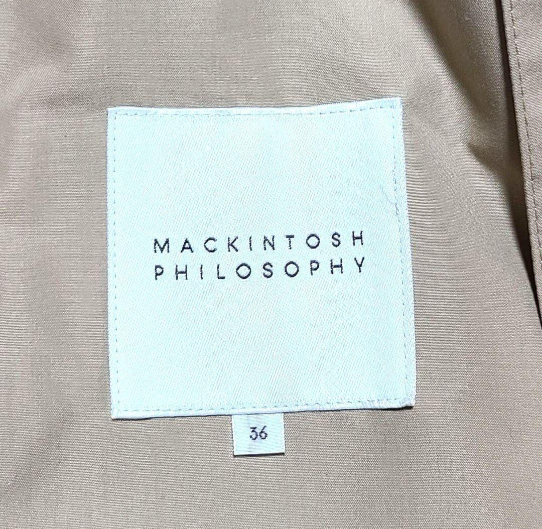 【美品】近年モデル　マッキントッシュ　スプリングコート　トレンチ　ダブル　ベルト
