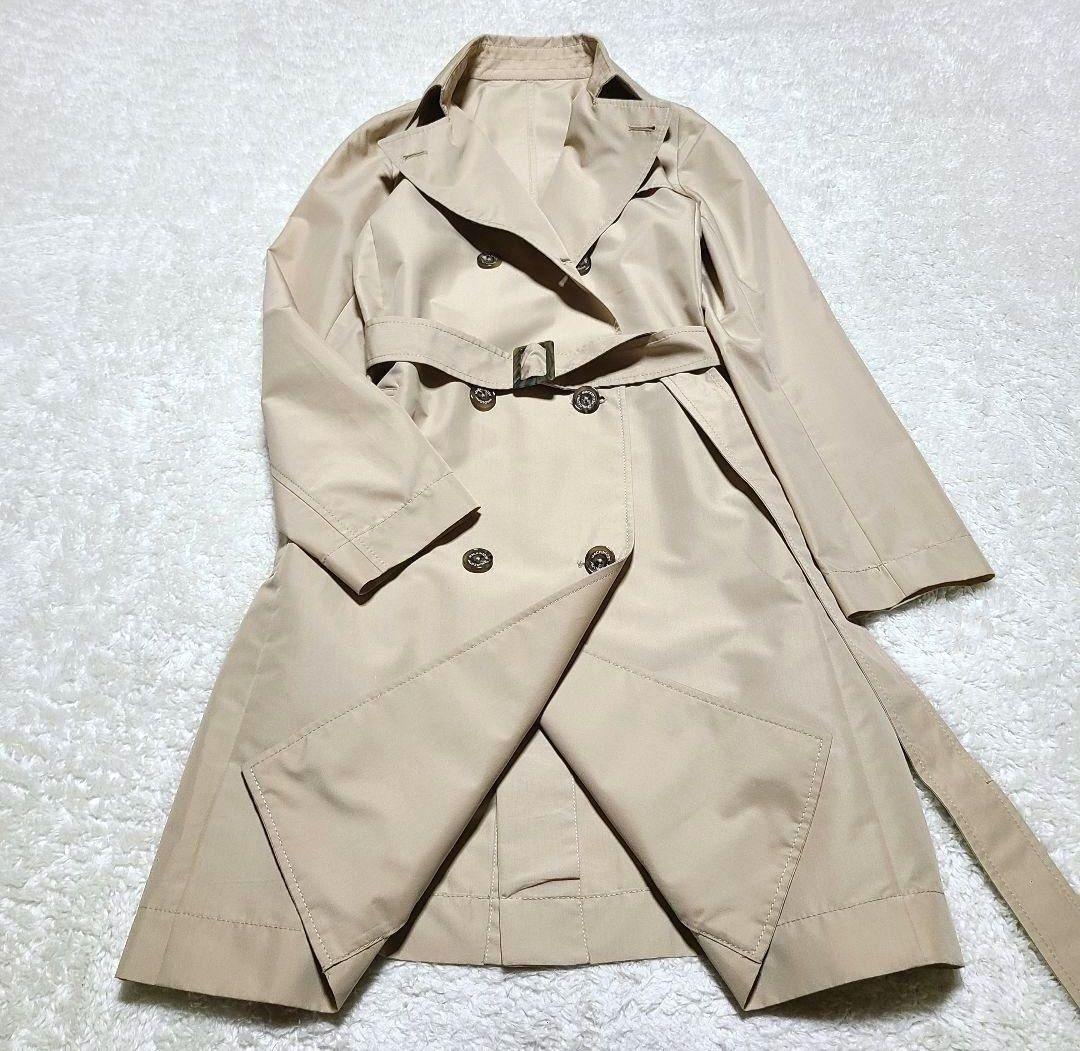 【美品】近年モデル　マッキントッシュ　スプリングコート　トレンチ　ダブル　ベルト