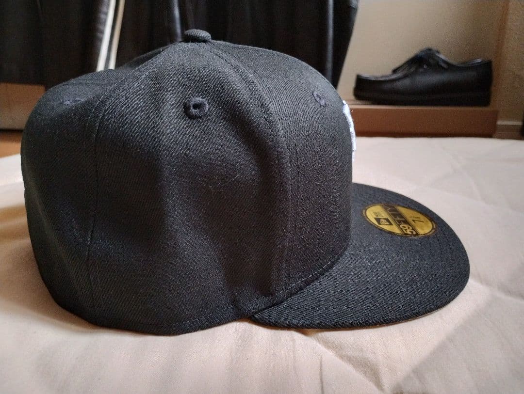 NEWERA 59FIFTY LA 逆ロゴ ブラック 7 3/8 極美品
