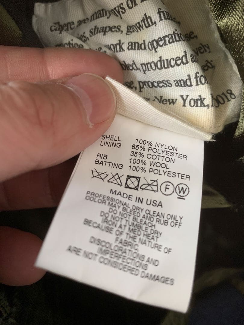 名作 Engineered Garments Aviator Jacket M