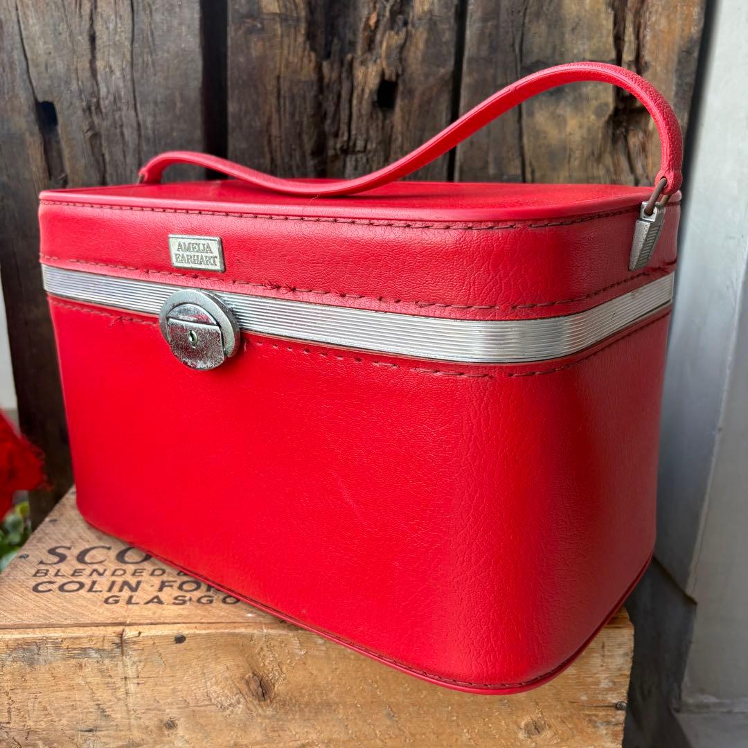 【1960s USA vintage】トレインケース メイクボックス アメリカ