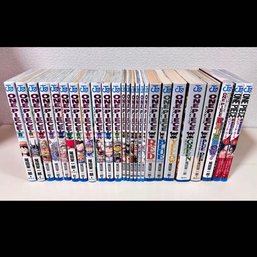 ワンピース 全巻初版　１巻〜１１２巻　４９冊　セット　帯付き　尾田栄一郎　本