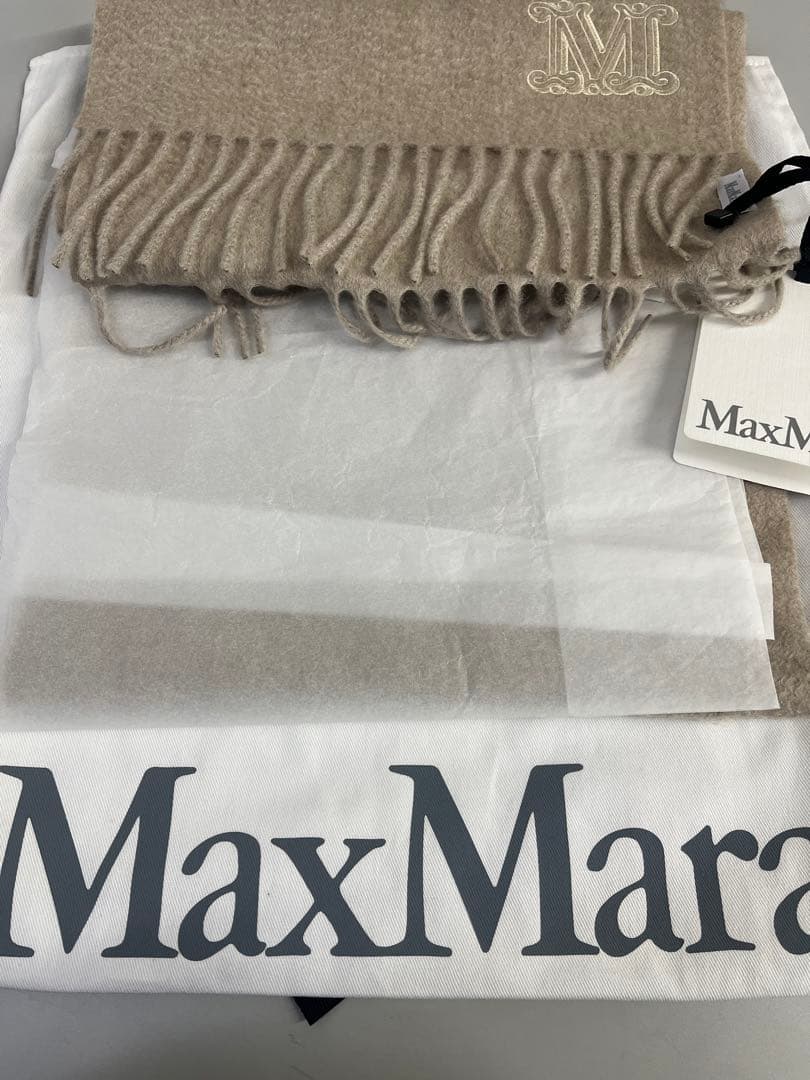 Max Mara カシミヤ　マフラー　ストール　ダリア