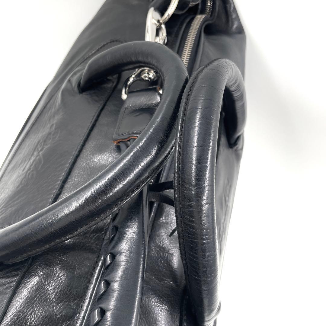 Jas M.B 241 ウイングストラベラー ボストンバッグ 2way レザー